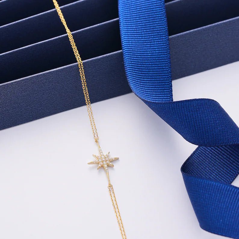 Fizzy Zircons Pole Star Bracelet - ARTSY SILVER