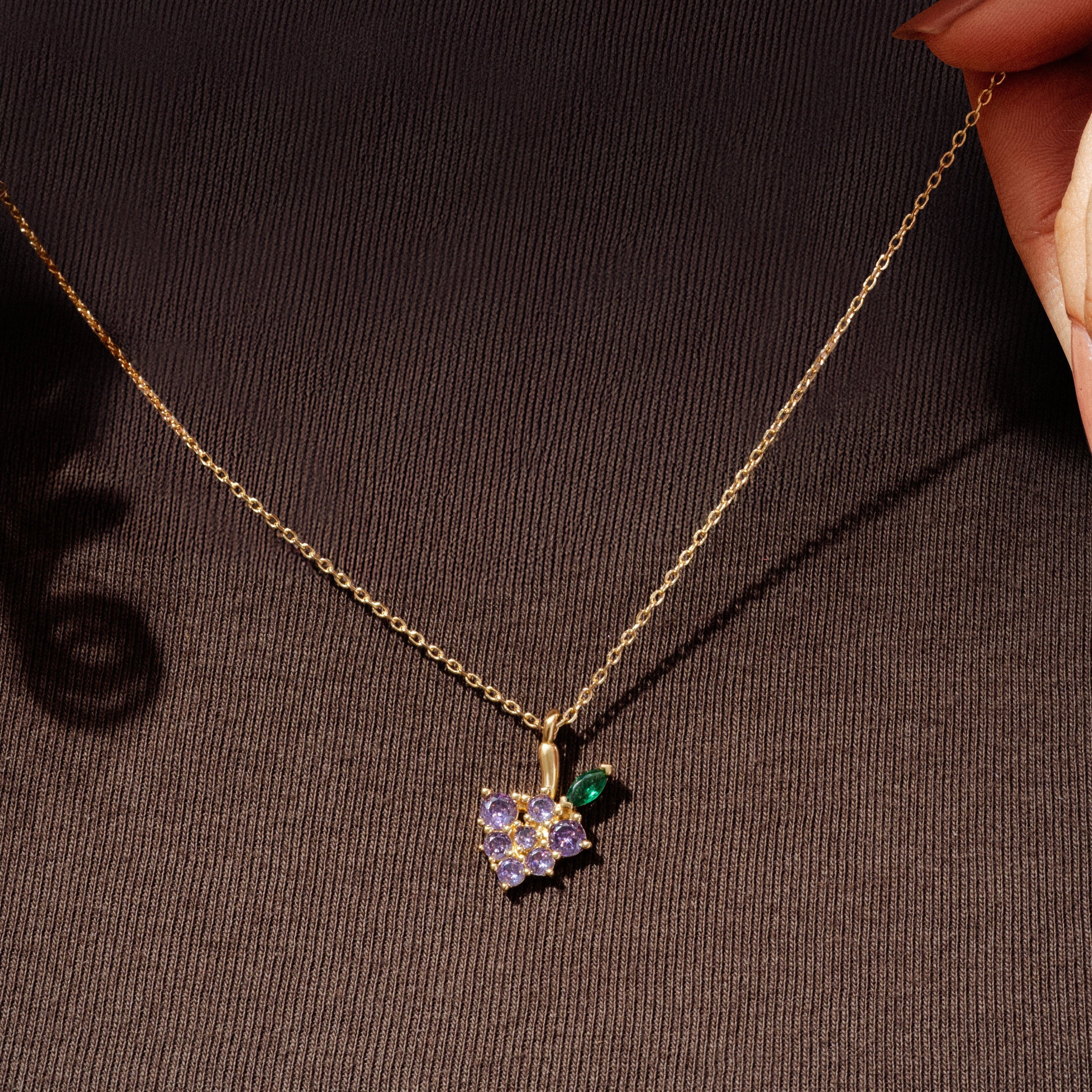 Grape Necklace - ARTSY SILVER