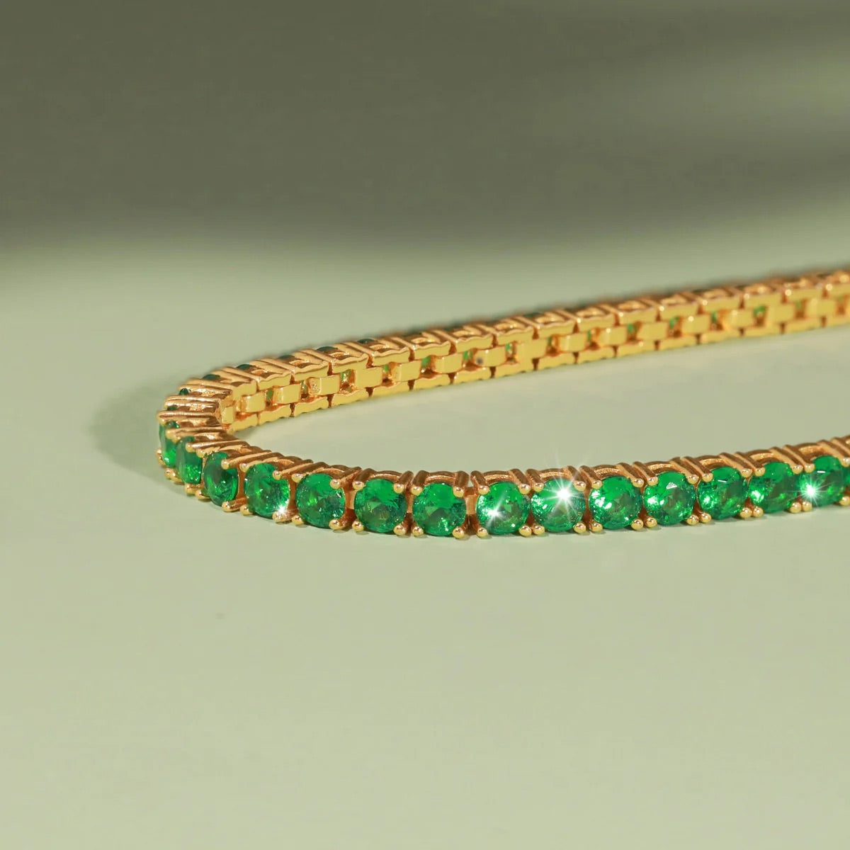 Emerald Tennis Bracelet