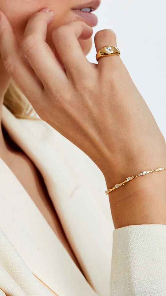 Babe Heart Signet Ring - ARTSY SILVER