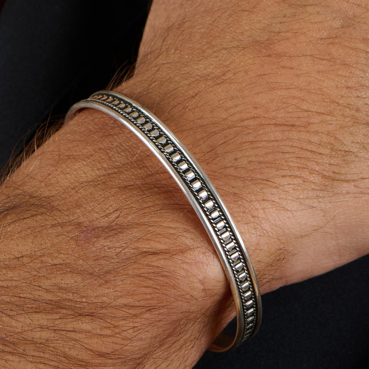 Men's Bracelet 925 Sterling Silver I ARTSY SILVER