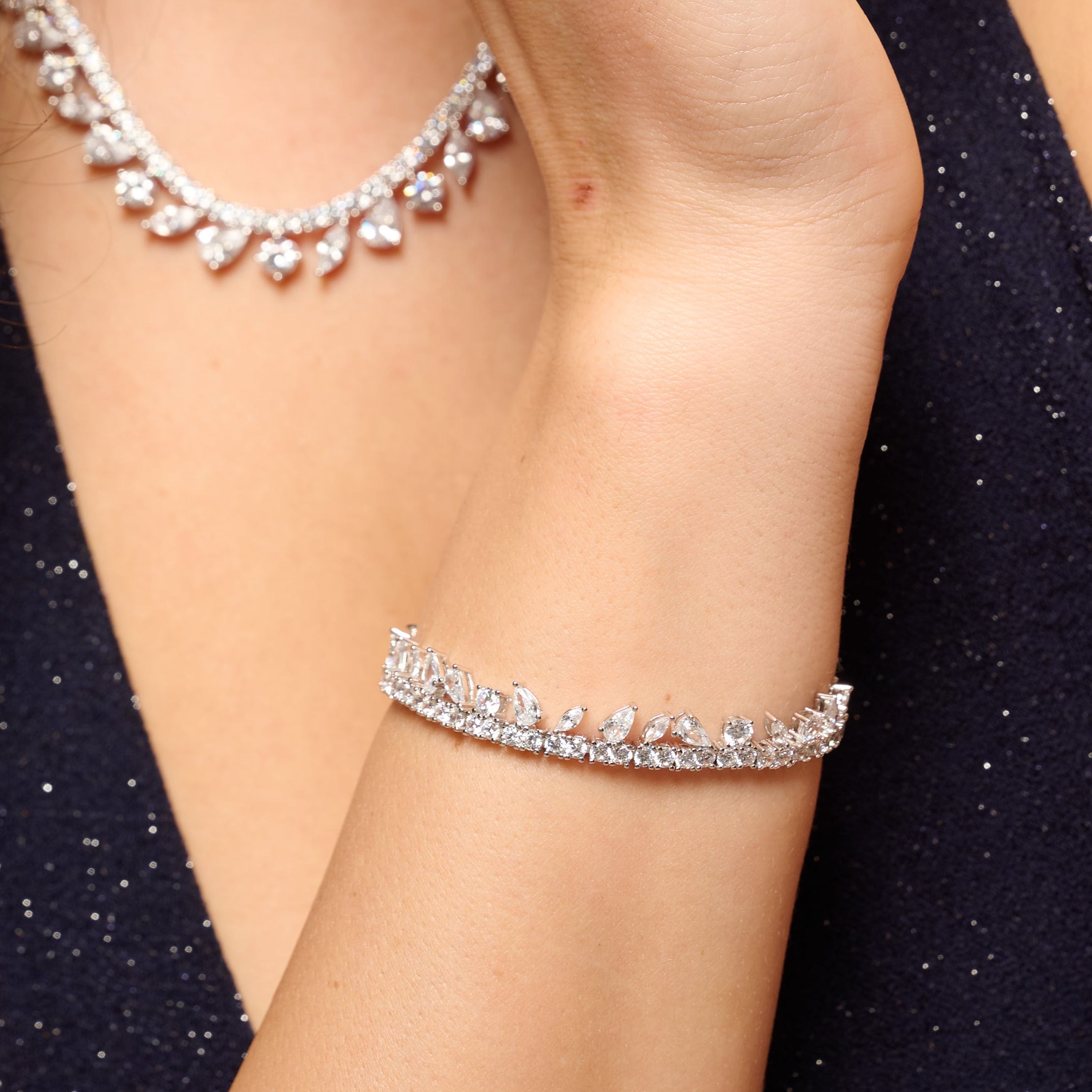 Icicle -Silver -Bracelet-2