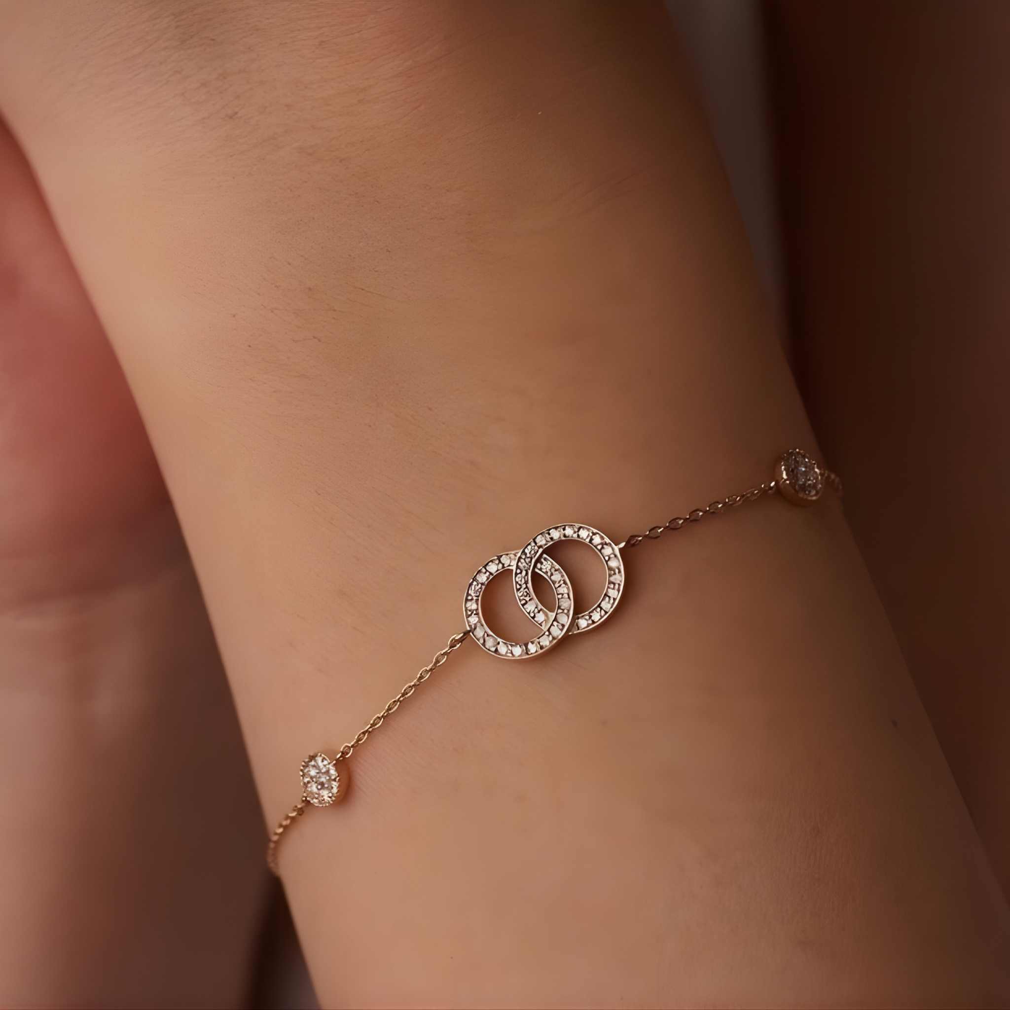 Infinity Love Zircon Bracelet
