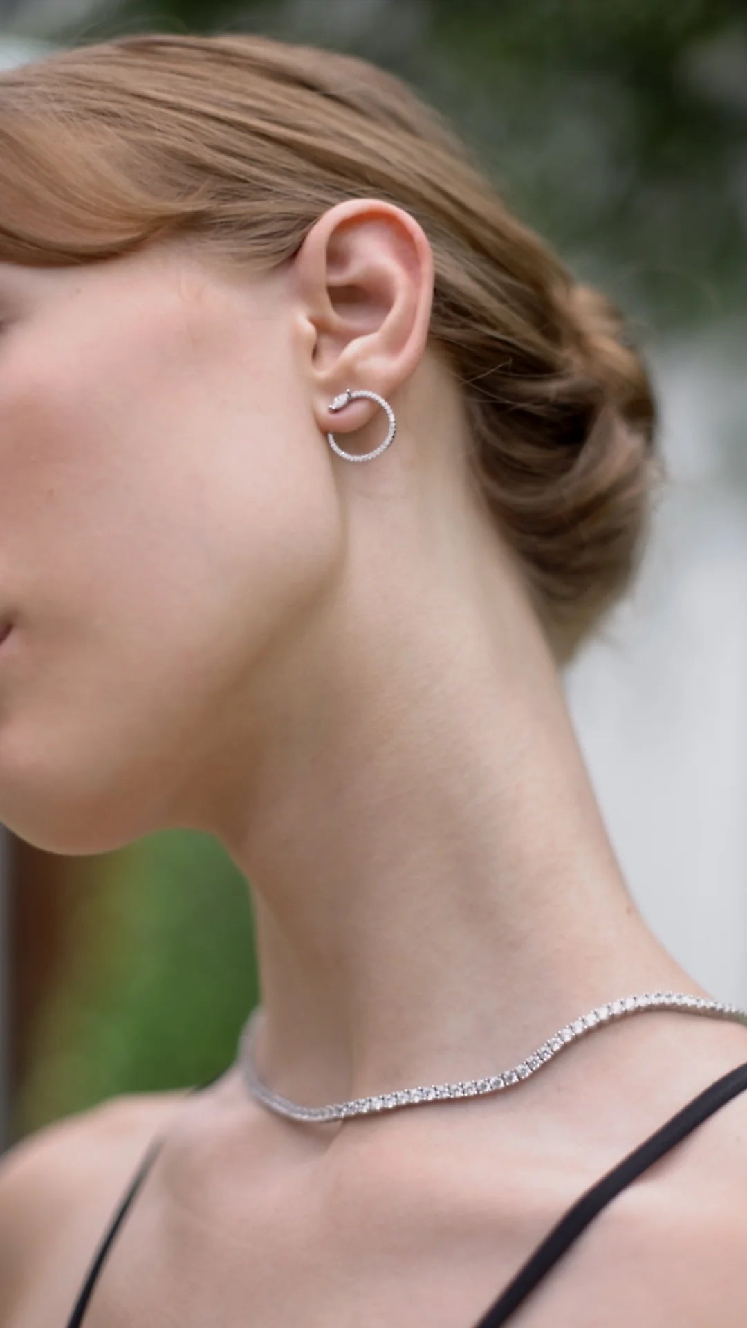 Juliette Marquise Silver Hoops - ARTSY SILVER