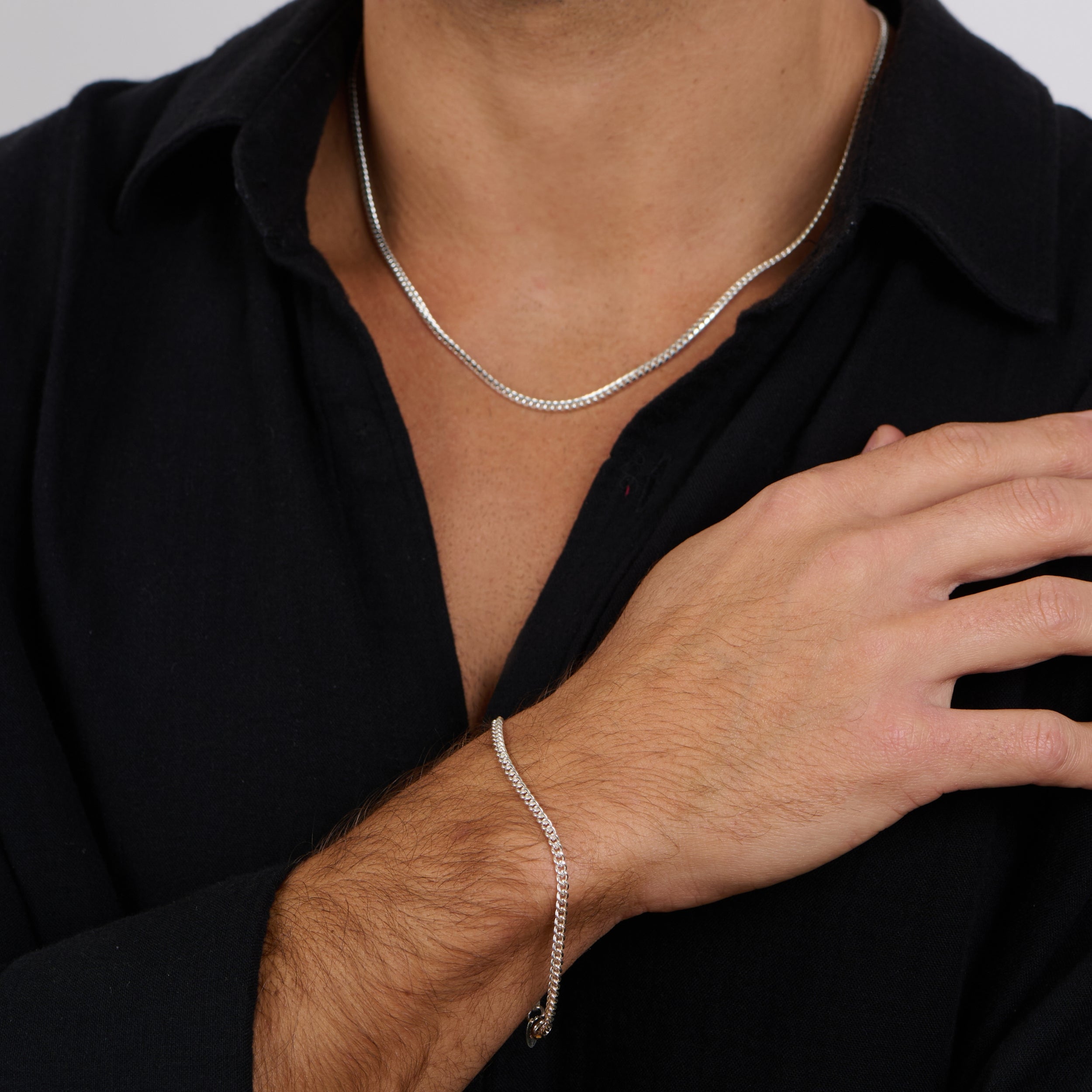 King Line Chain & Bracelet Set