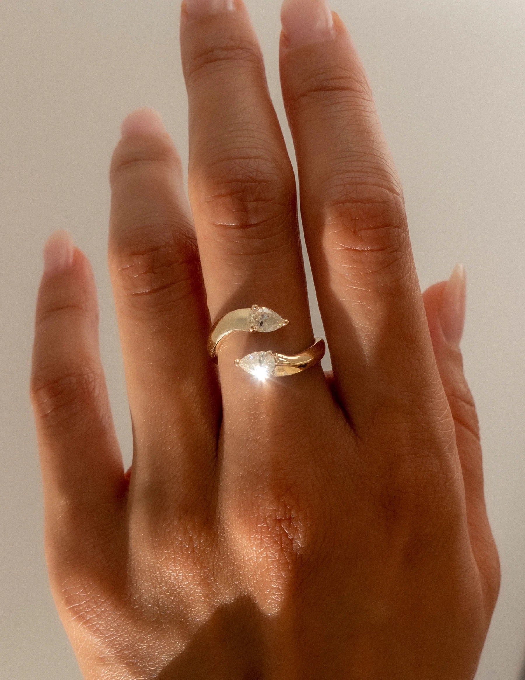 Dont Blink Open Ring - ARTSY SILVER