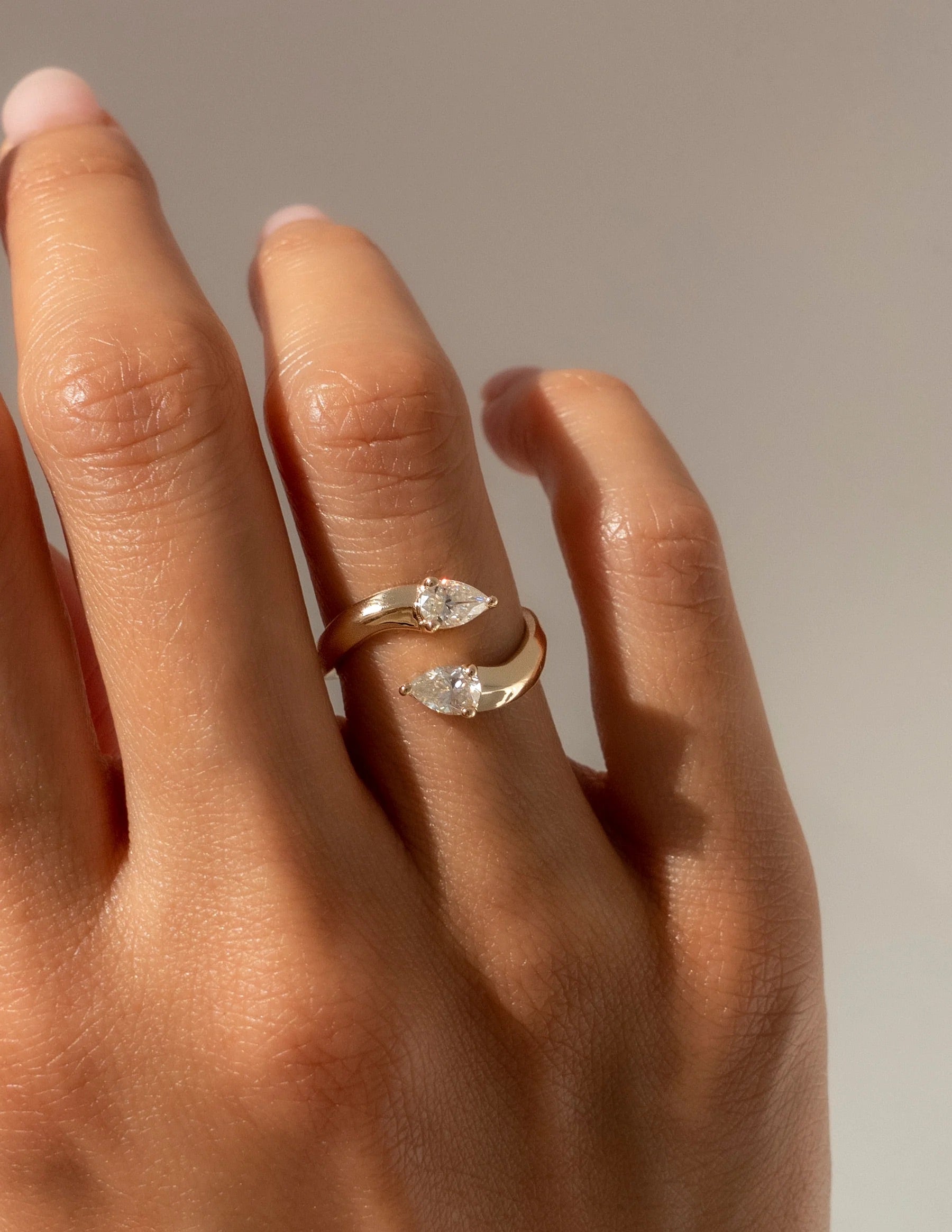 Dont Blink Open Ring - ARTSY SILVER