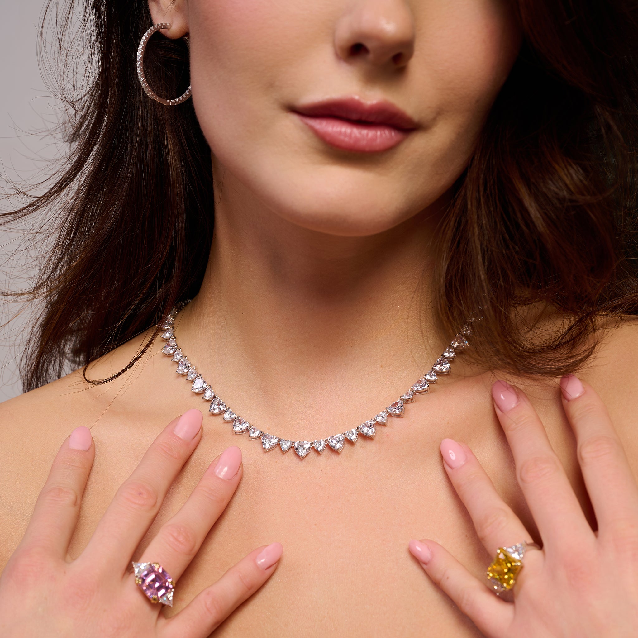 Lil’ Amour Dangle Necklace - ARTSY SILVER