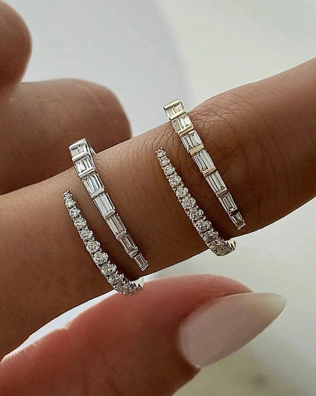 Diva Spark Zircon Ring Gold Plating - ARTSY SILVER
