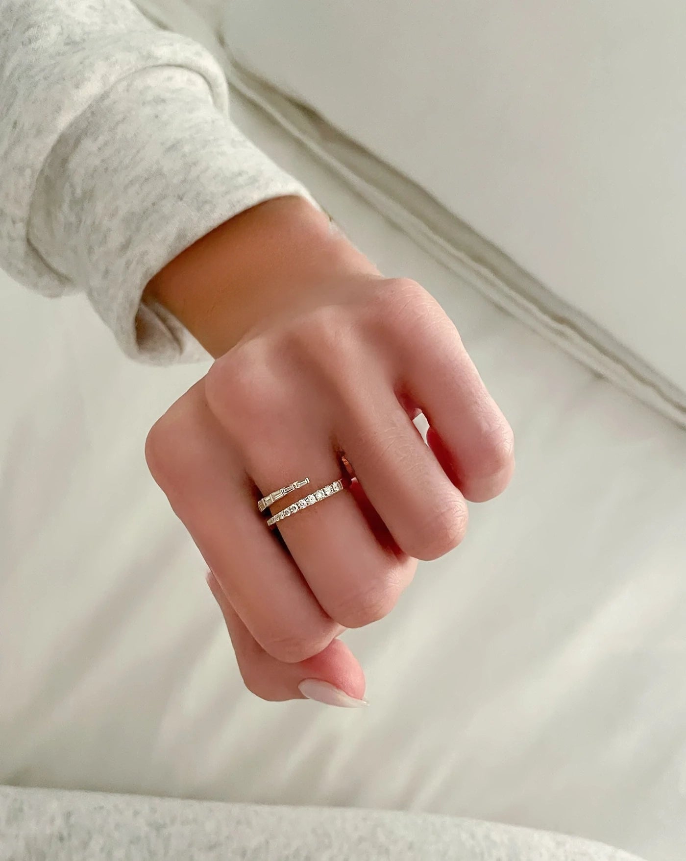 Diva Spark Zircon Ring Gold Plating - ARTSY SILVER