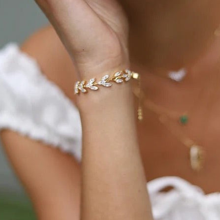 Enchanted Gold Plated Bracelet - ARTSY SILVER