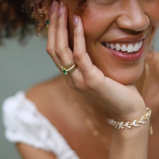 Enchanted Gold Plated Bracelet - ARTSY SILVER