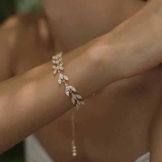 Enchanted Gold Plated Bracelet - ARTSY SILVER