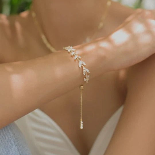 Enchanted Gold Plated Bracelet - ARTSY SILVER