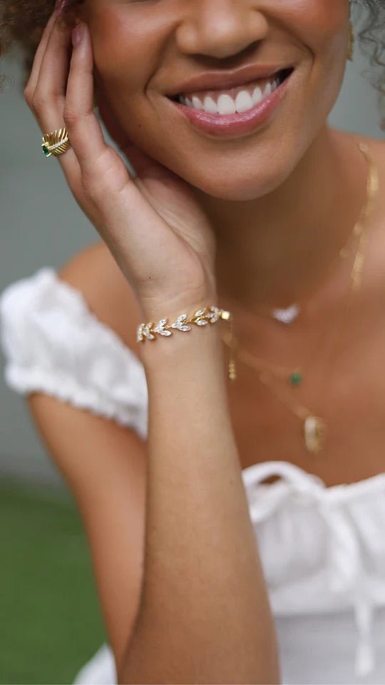 Enchanted Gold Plated Bracelet - ARTSY SILVER