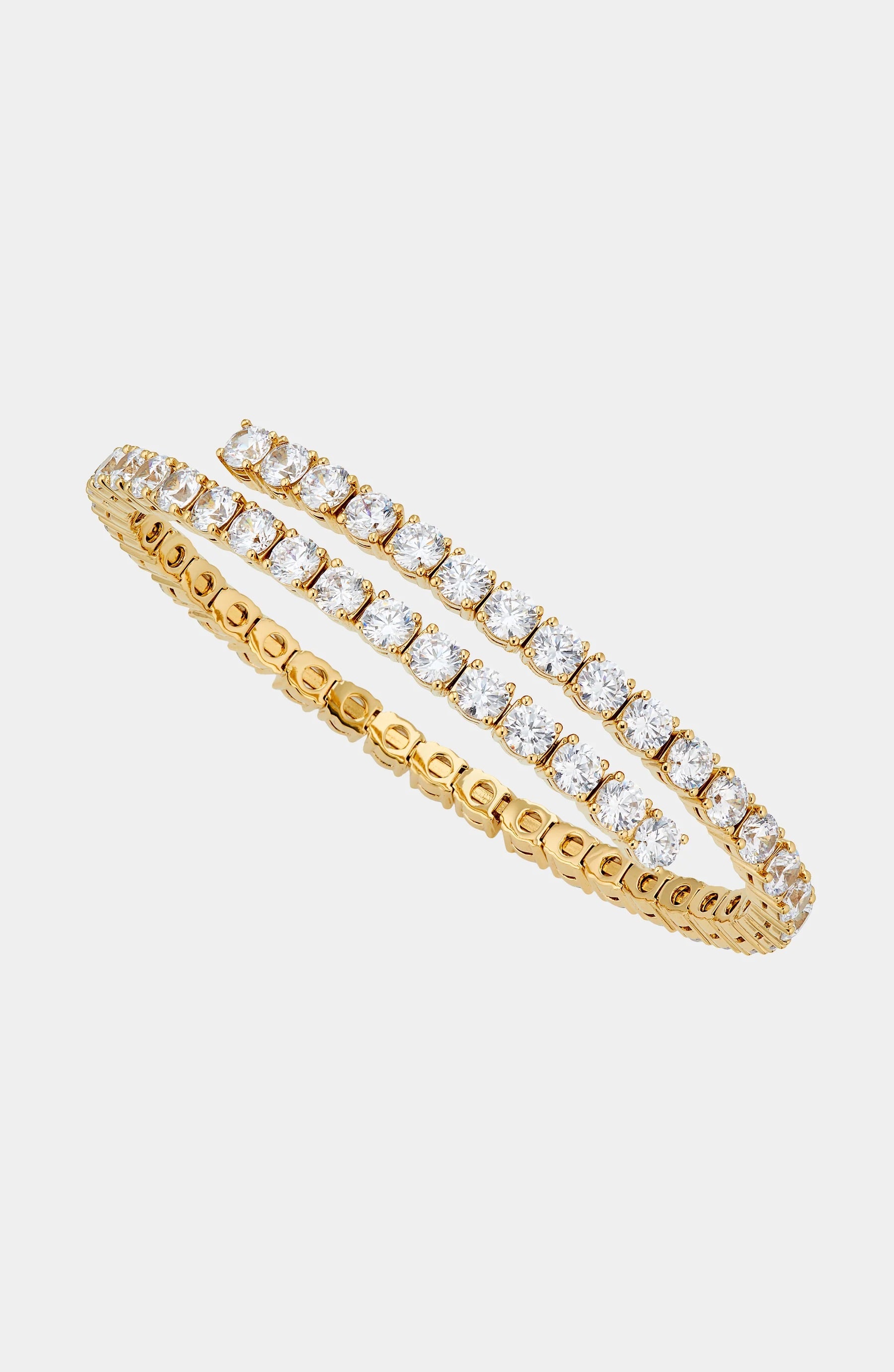Adjustable 4mm Tennis Bangle - ARTSY SILVER