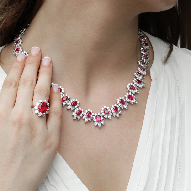 Ivoria Ruby Necklace