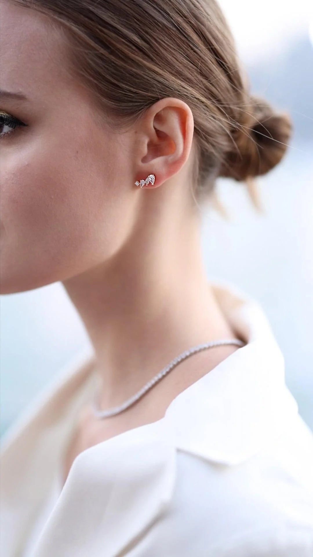 Marquise Earrings Gold Plating