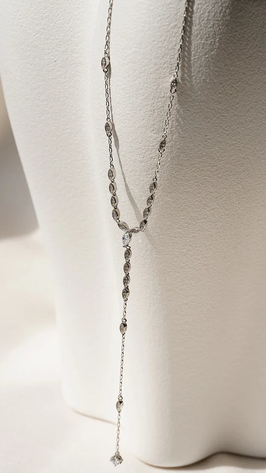 Must Have Silver Lariat Necklace