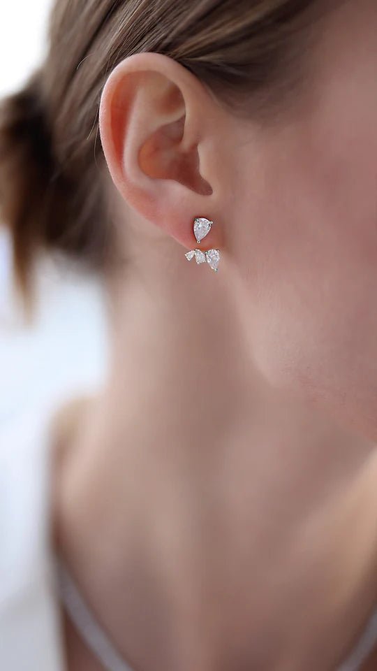 Navis Silver Ear Jacket - ARTSY SILVER