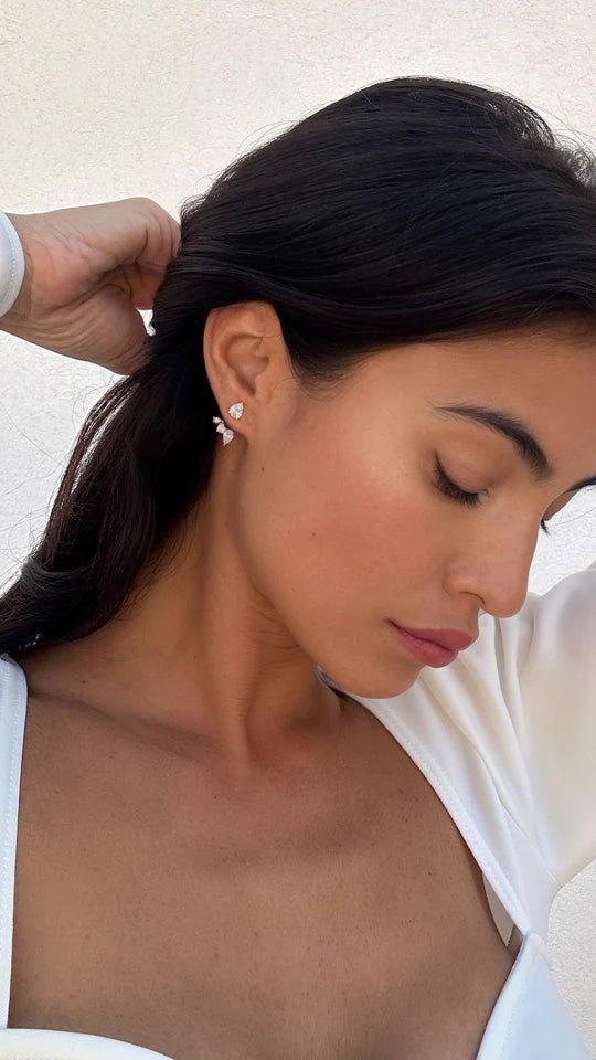 Navis Silver Ear Jacket - ARTSY SILVER