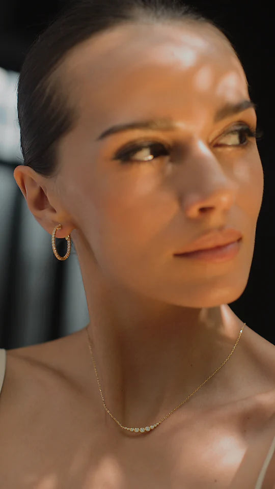 Nine Moons Zircon Necklace