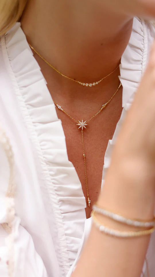 Nine Moons Zircon Necklace