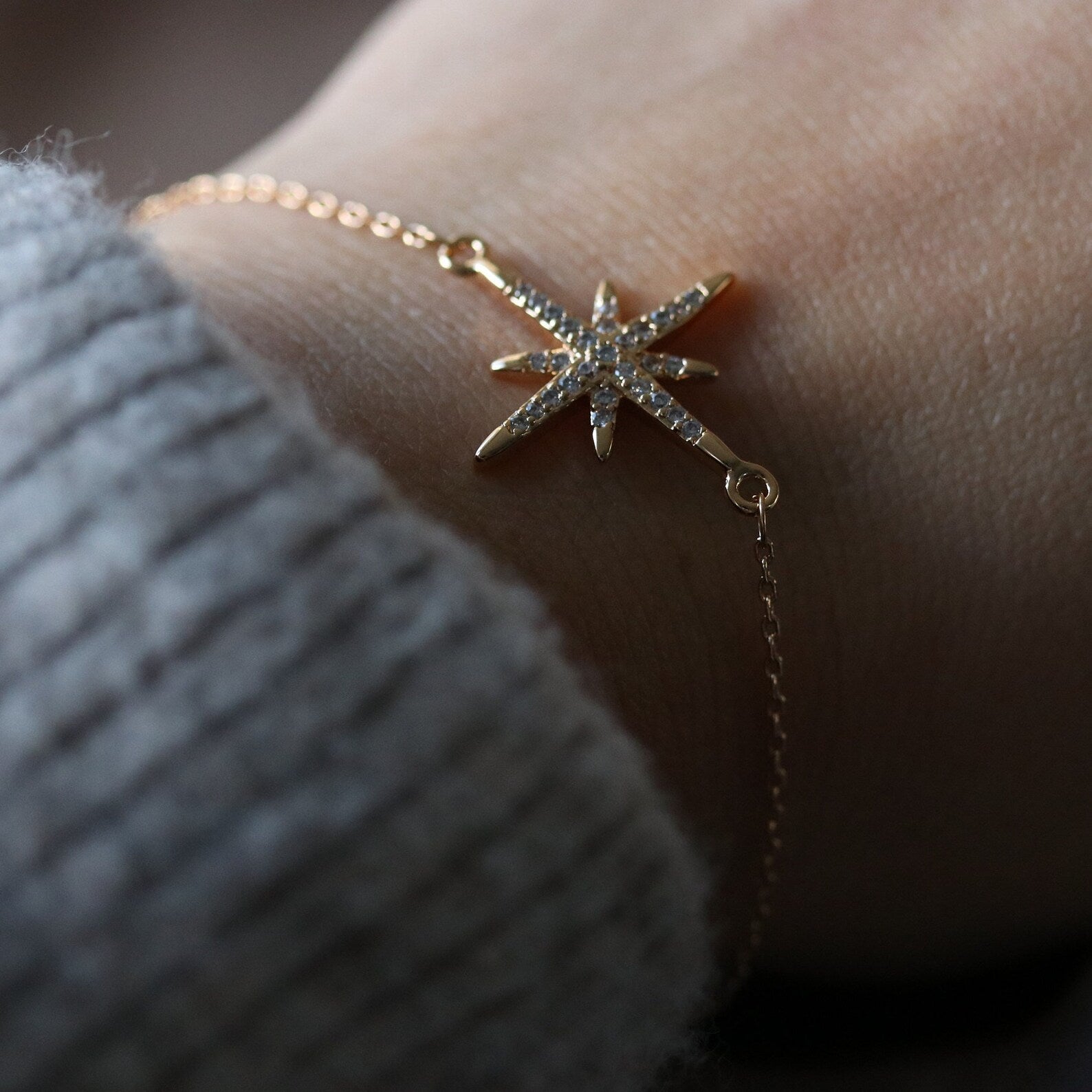 North Star Rose Gold Bracelet