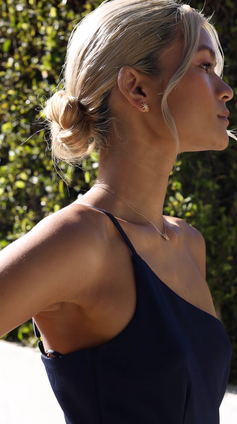 North Star Studs Gold Plating - ARTSY SILVER