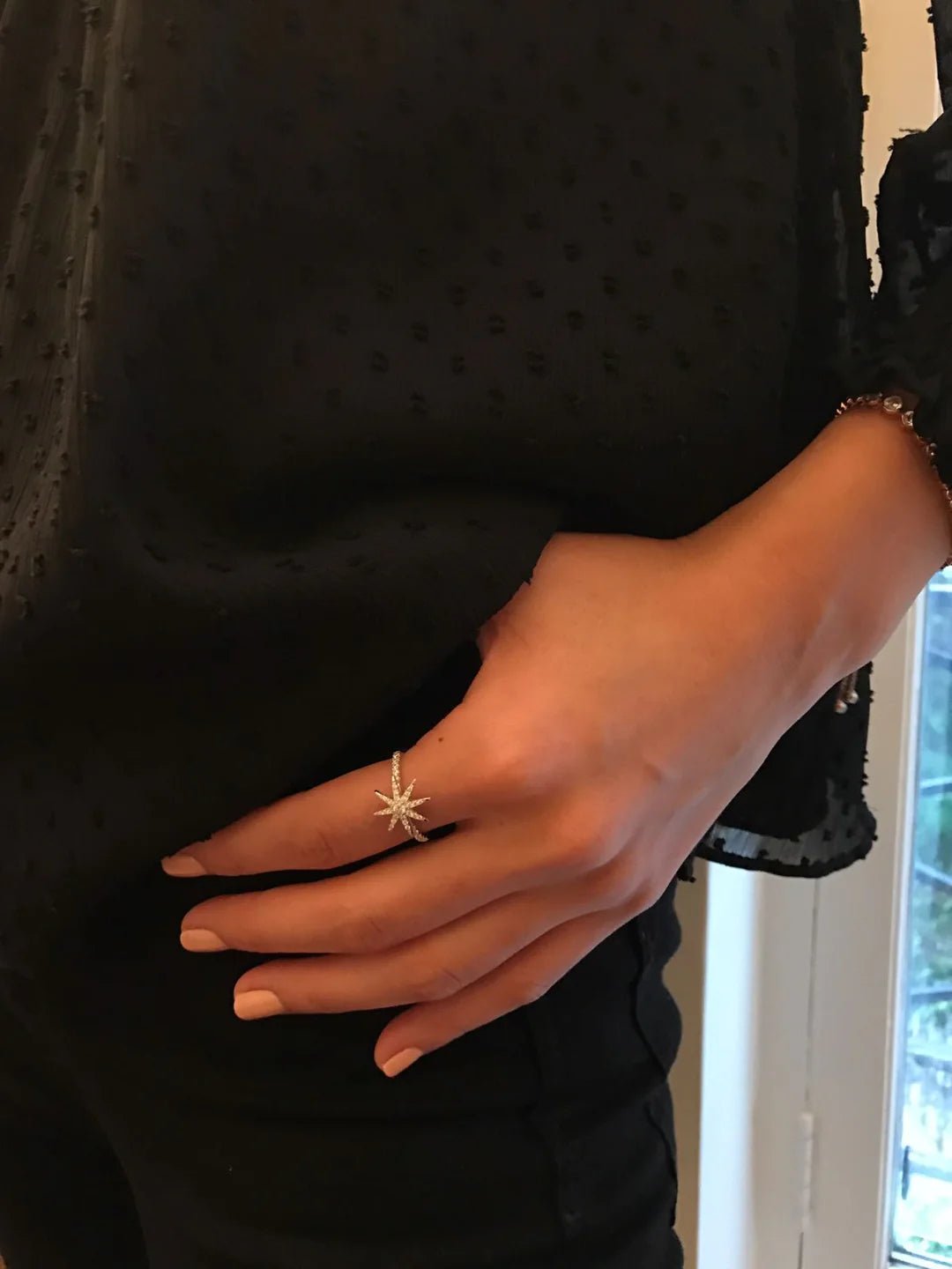 North Star Ring - ARTSY SILVER