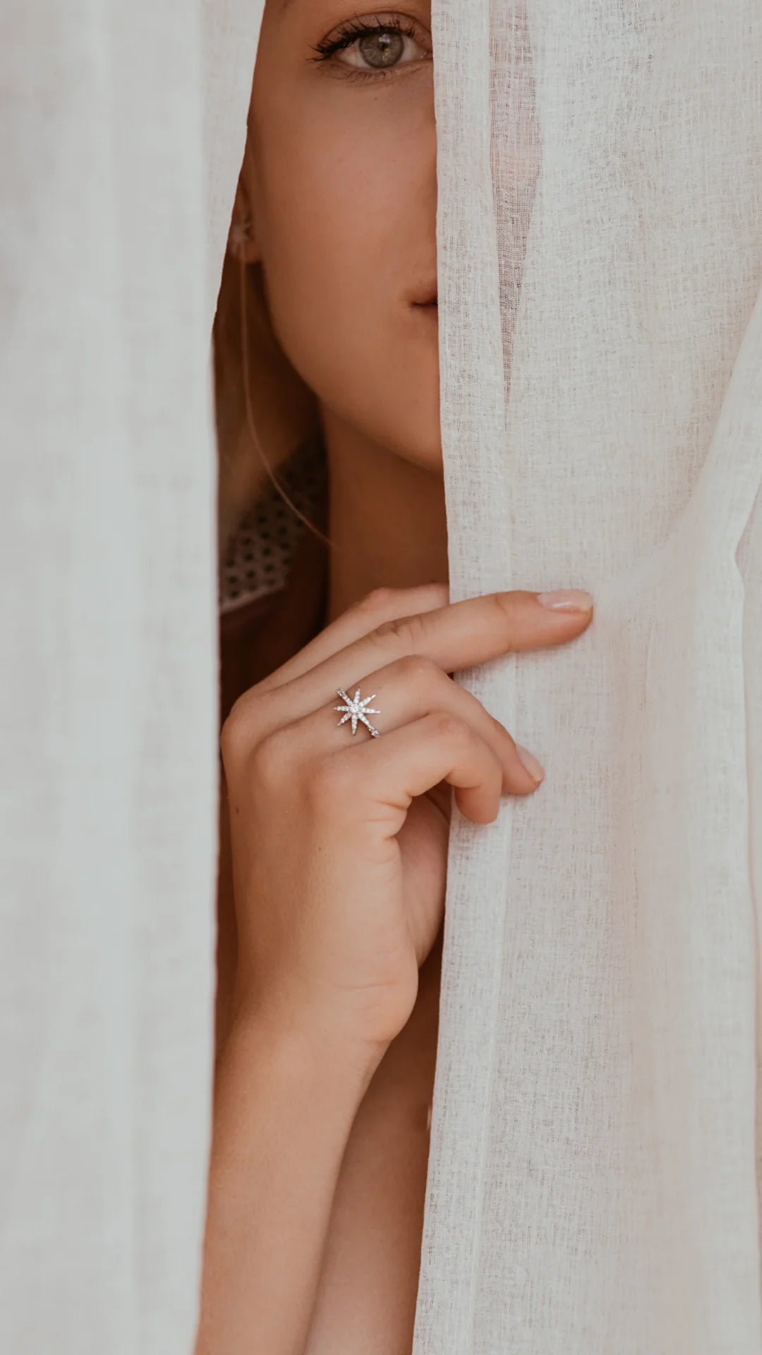 North Star Ring - ARTSY SILVER