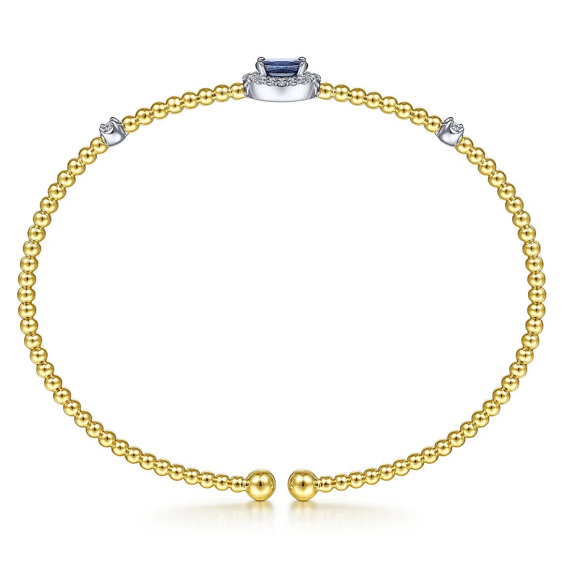 Not Your Average Sapphire Bangle - ARTSY SILVER