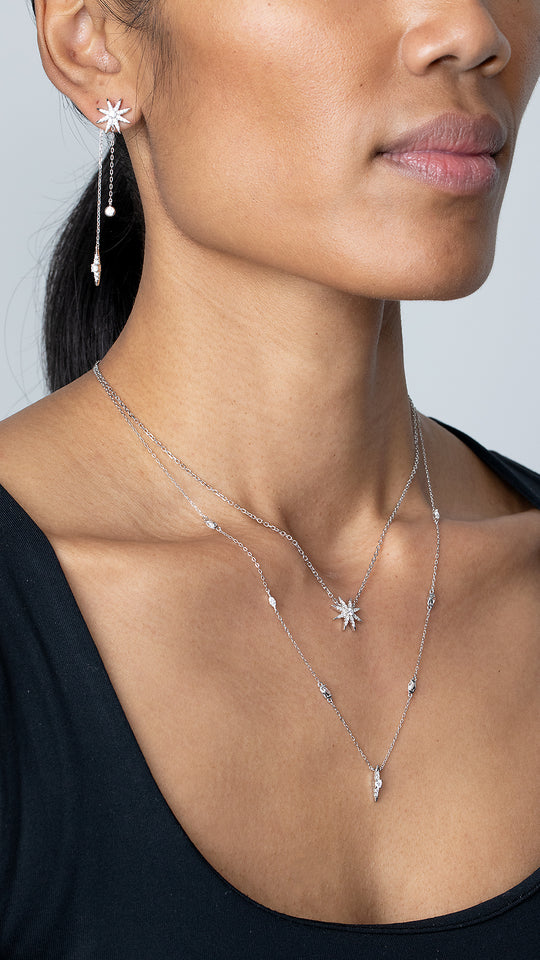 Palazzo Silver Earrings