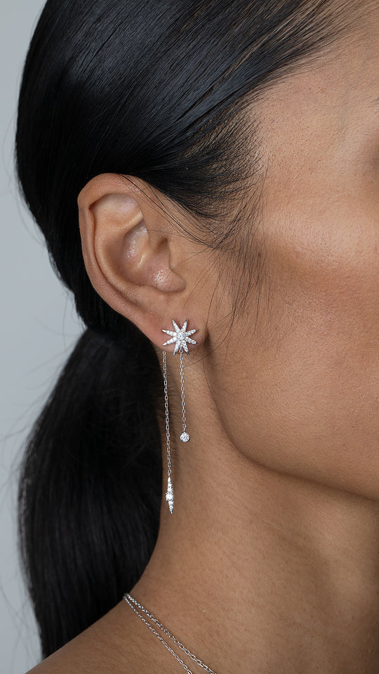 Palazzo Silver Earrings