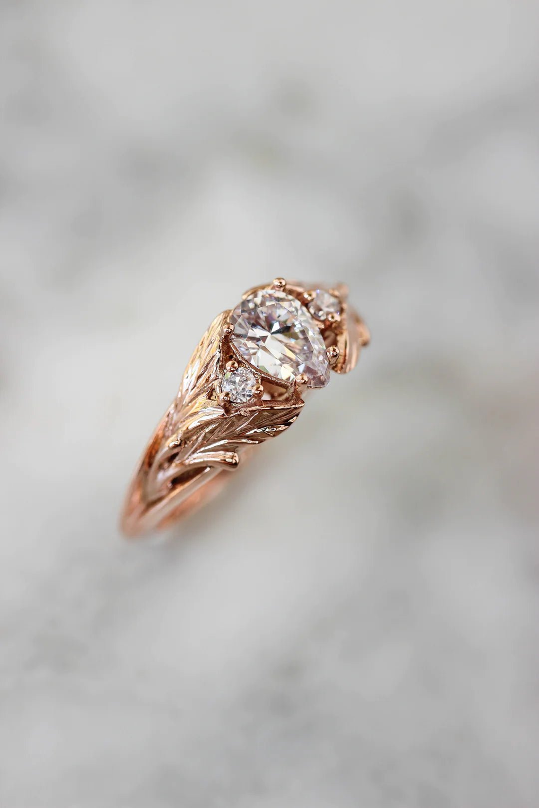 Luna Zircon Stone Ring - ARTSY SILVER