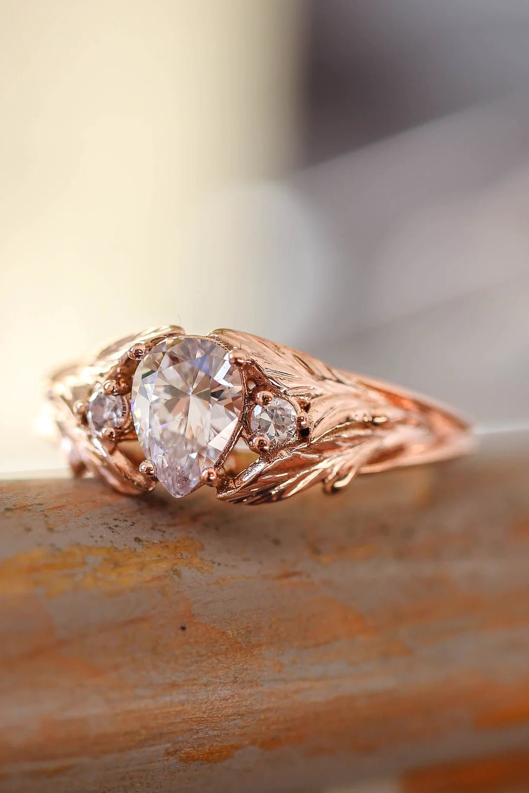 Luna Zircon Stone Ring - ARTSY SILVER