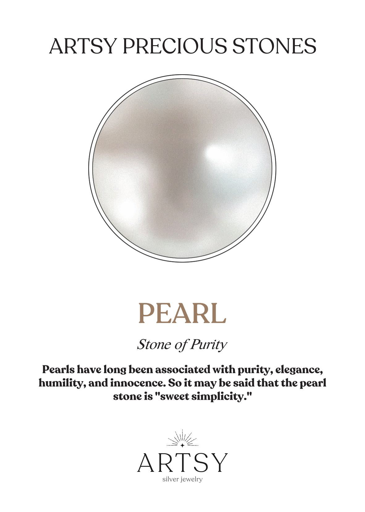 Divin Femininity Pearl Ring - ARTSY SILVER