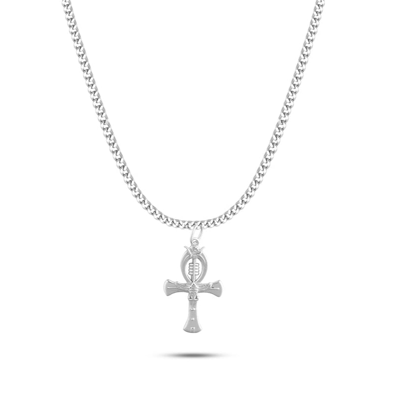 Ankh Necklace - ARTSY SILVER
