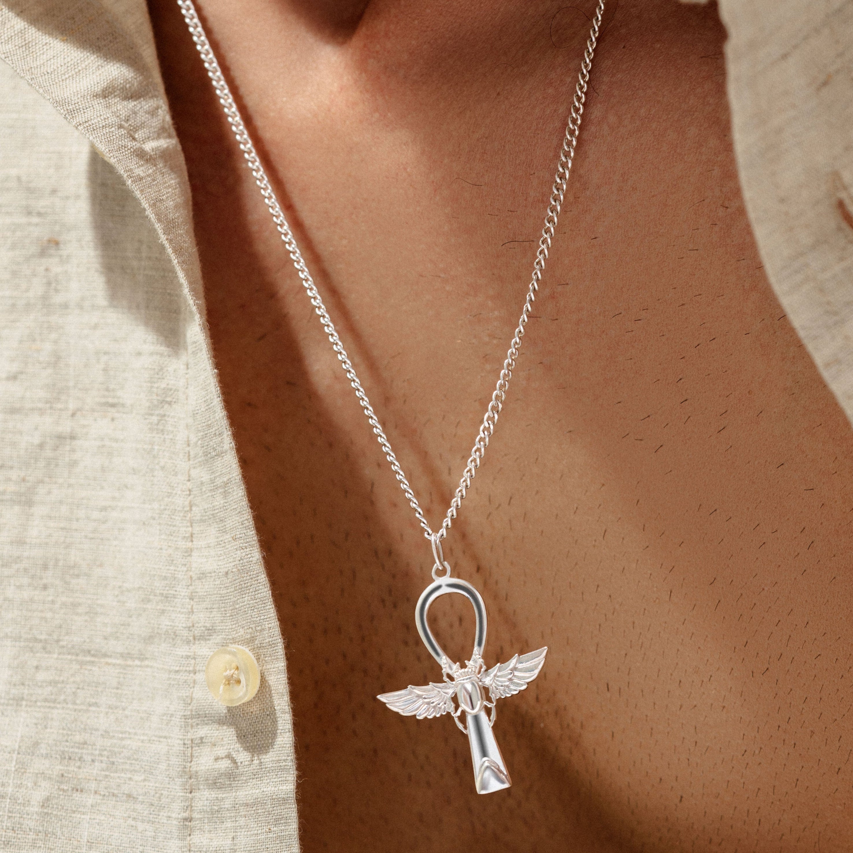 <tc>قلادة Ankh With Wings</tc>