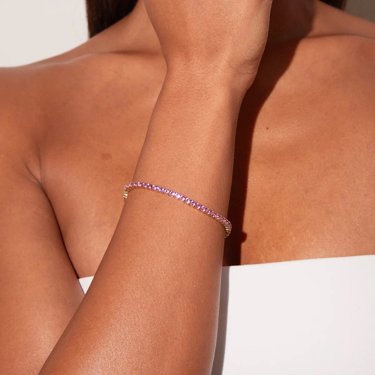 Bracelet Woman's Silver with 18K Gold Plating I ARTSY SILVER