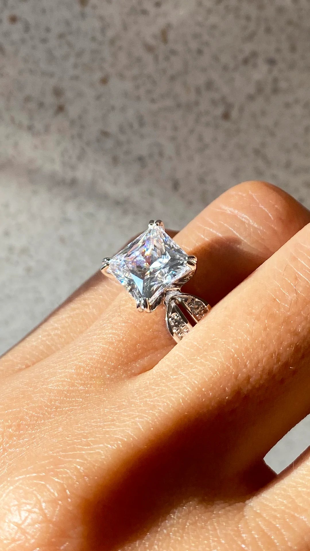 All Eyes On You Zircon Ring - ARTSY SILVER