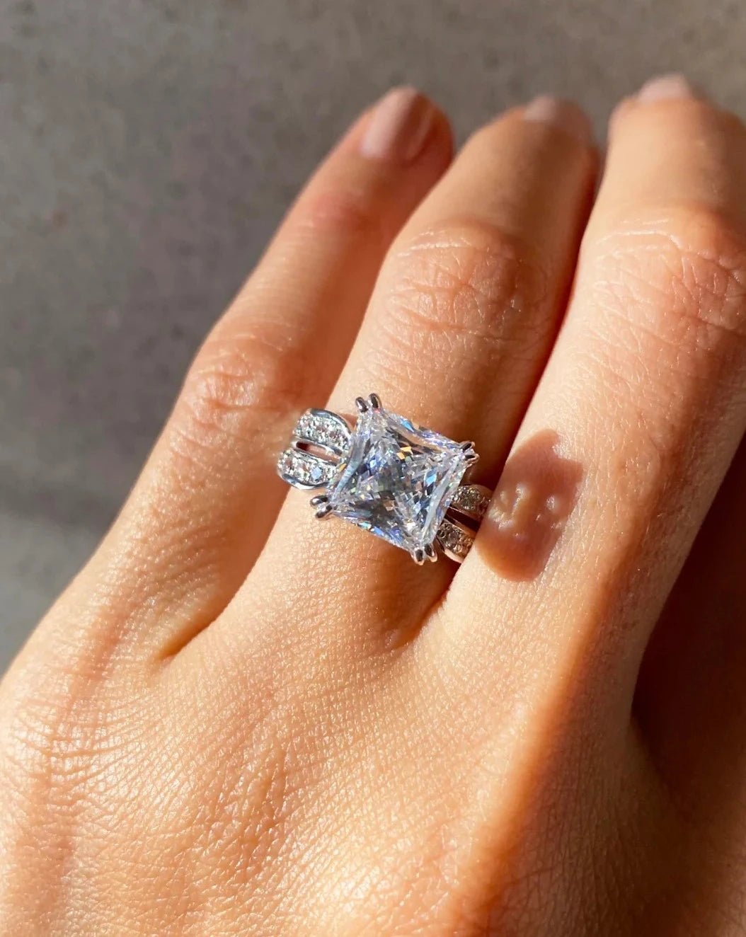 All Eyes On You Zircon Ring - ARTSY SILVER