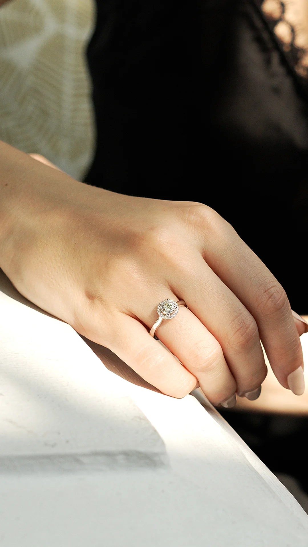 Promise Fancy Zircon Stone Silver Ring - ARTSY SILVER