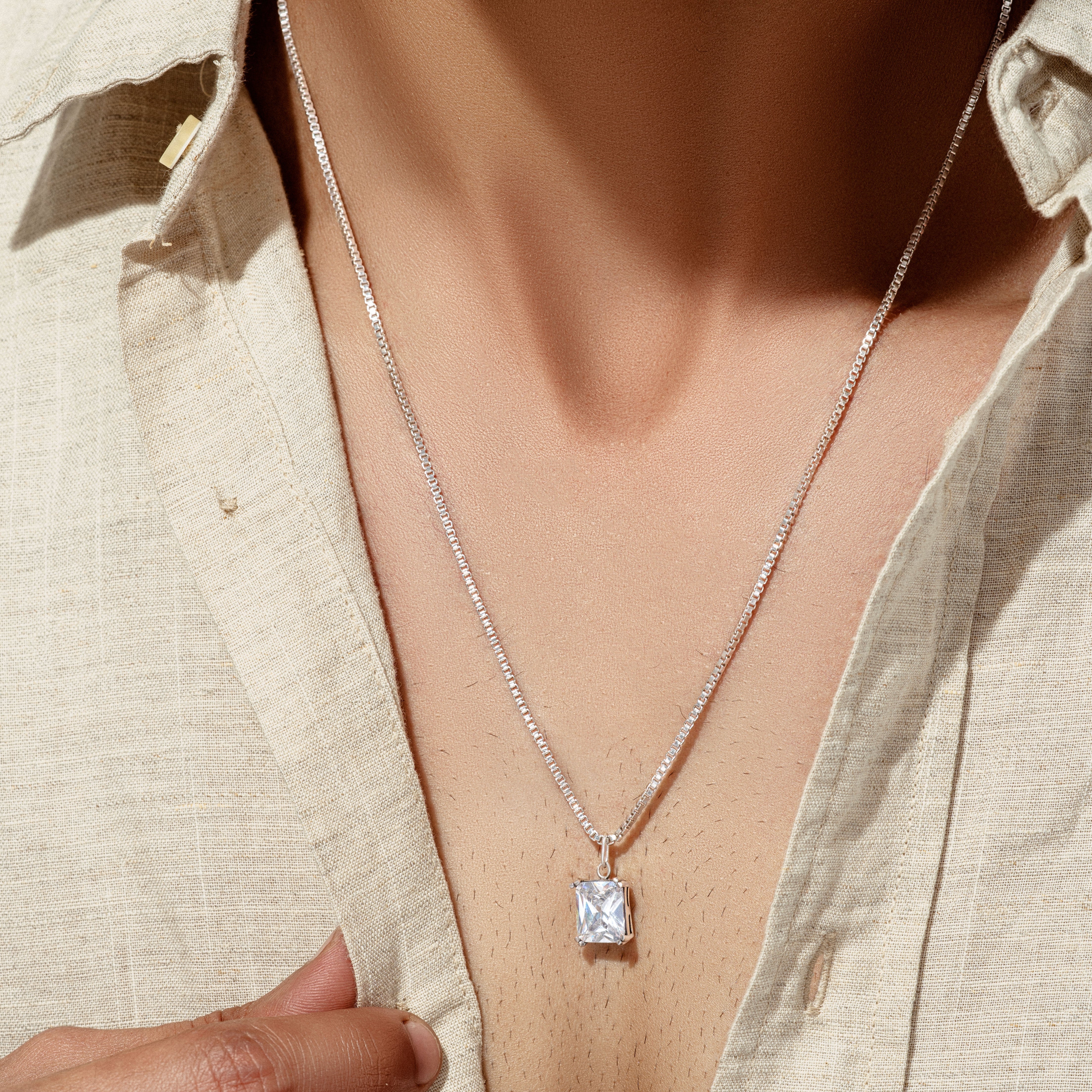 Snatch Necklace - ARTSY SILVER