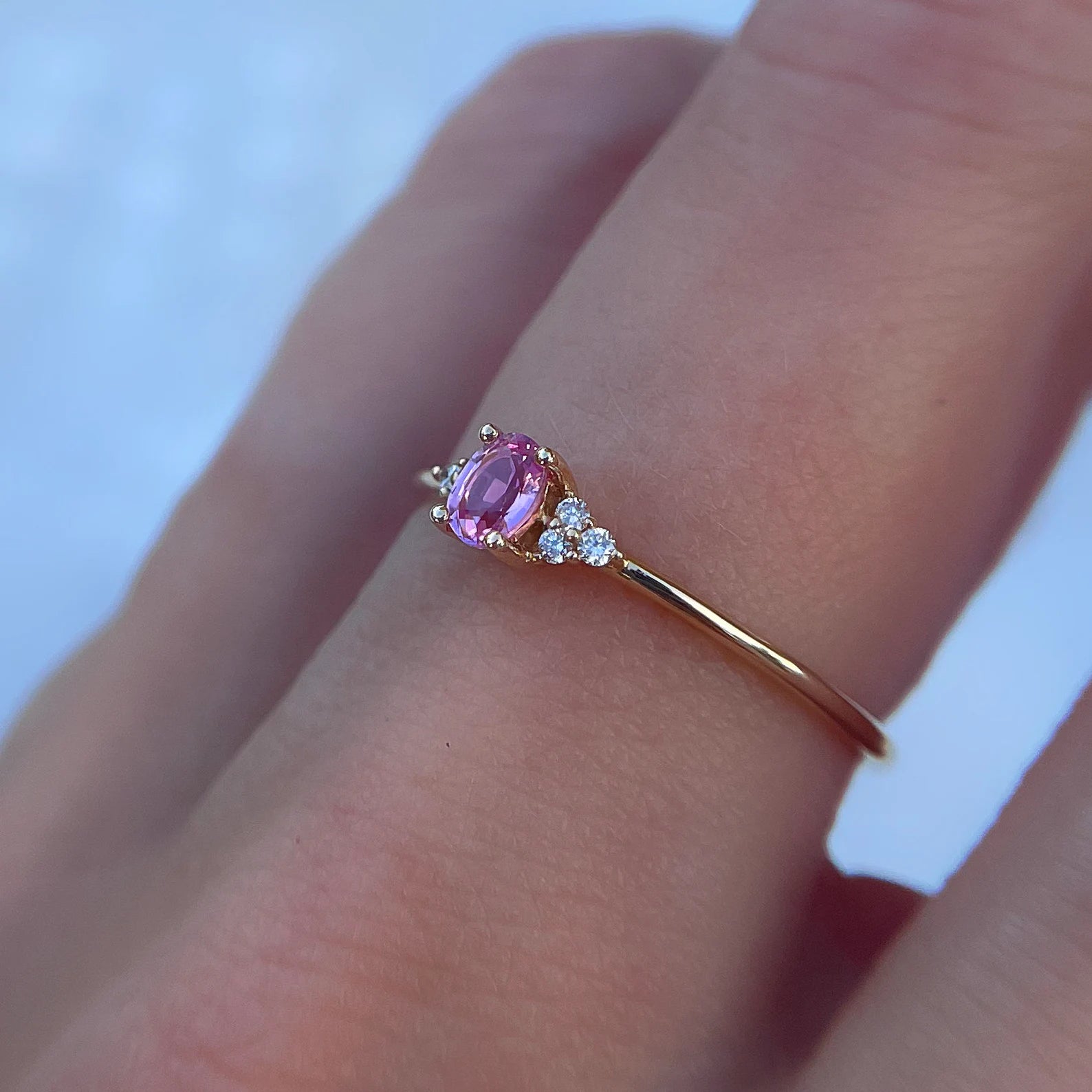 Rosé Promise Ring - ARTSY SILVER