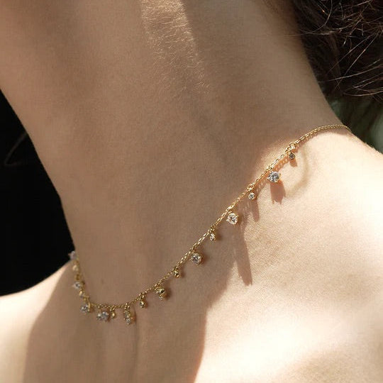 Sprinkles Zircon Adjustable choker