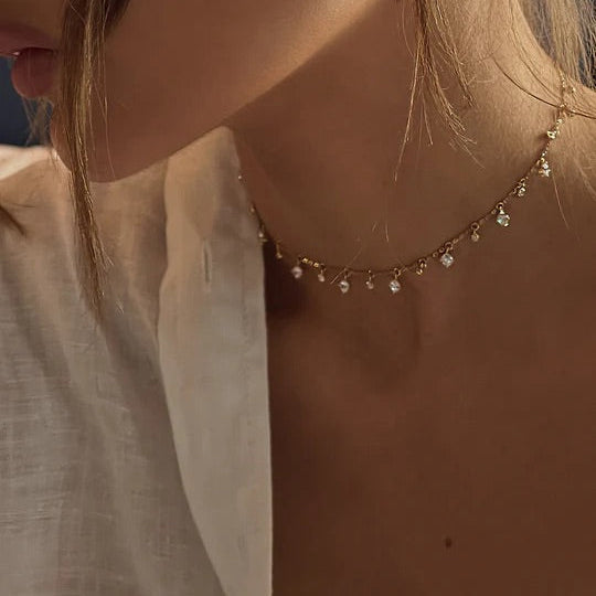 Sprinkles Zircon Adjustable choker
