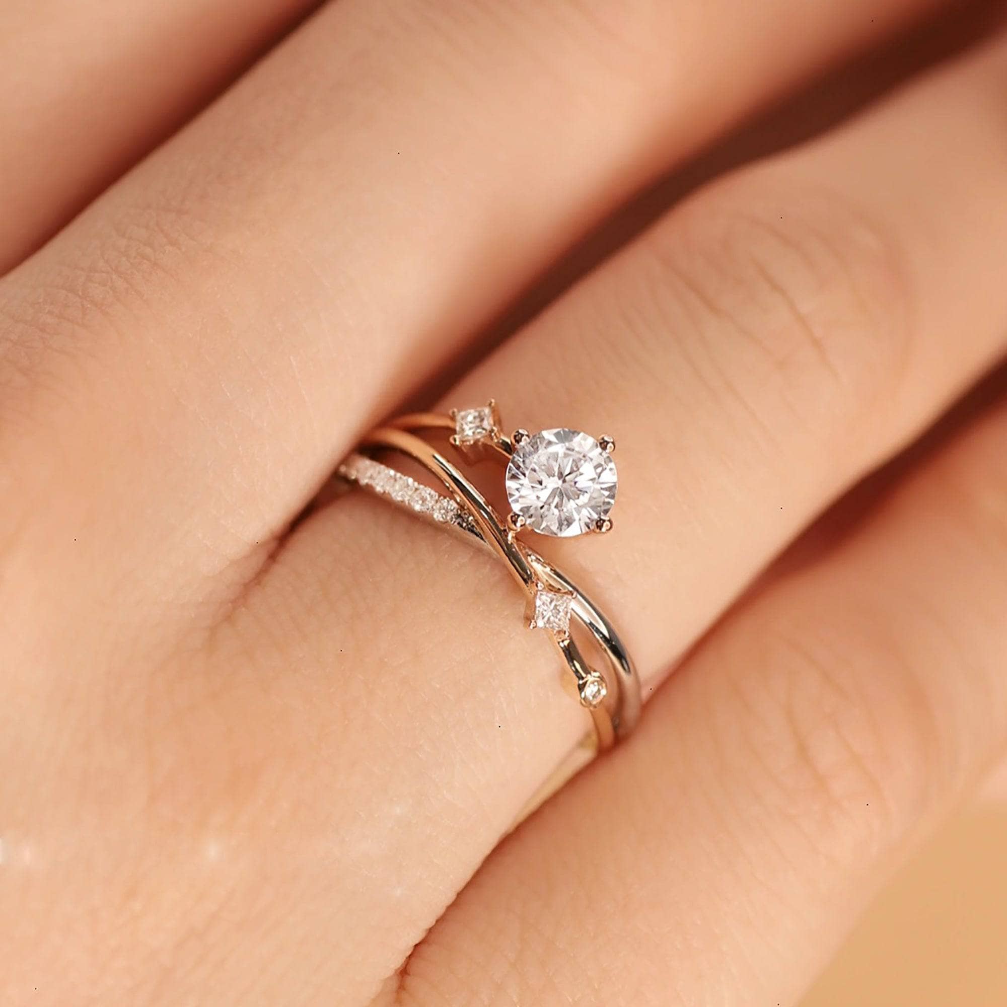 Adorned Hands Zircon Ring - ARTSY SILVER