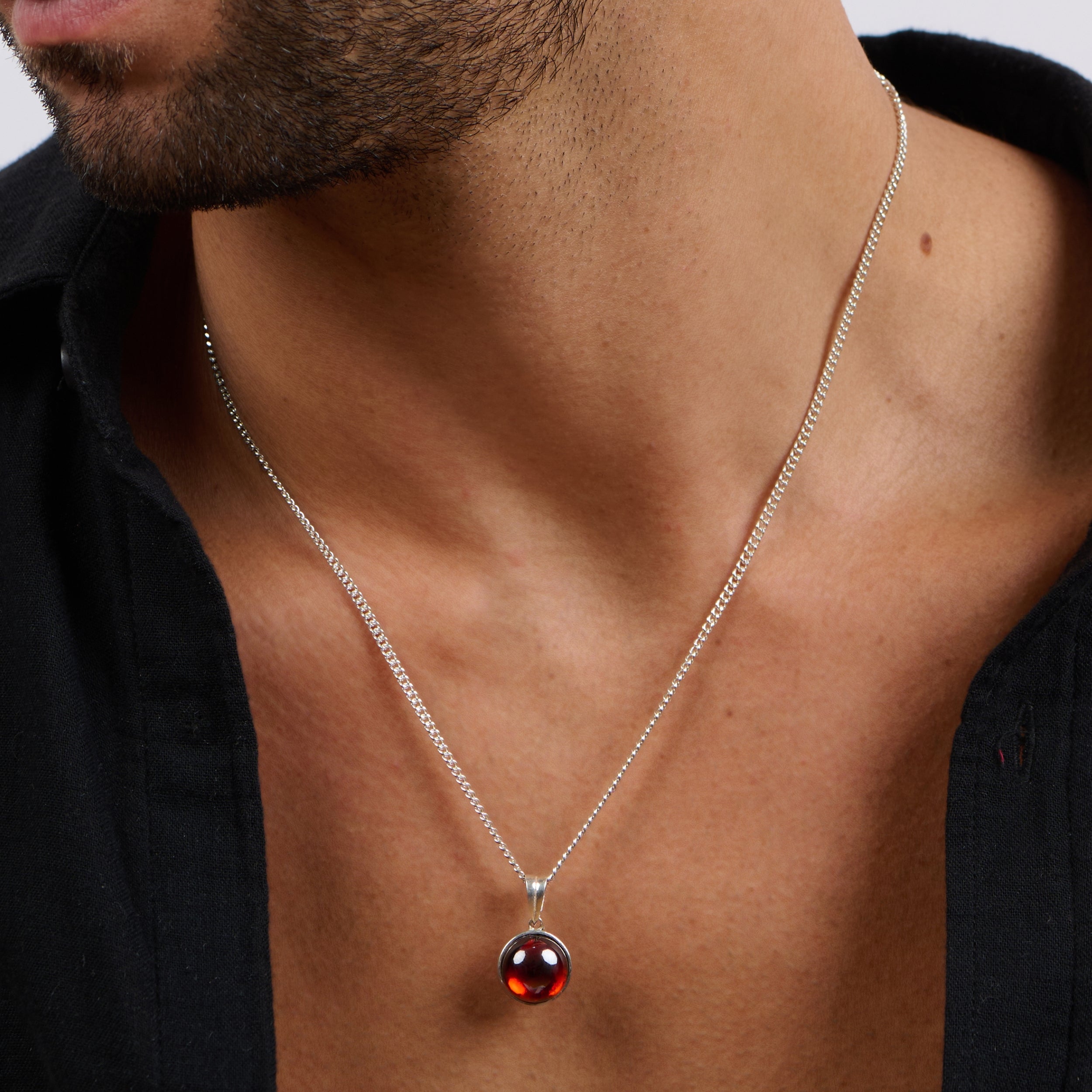 Round Red Pendant