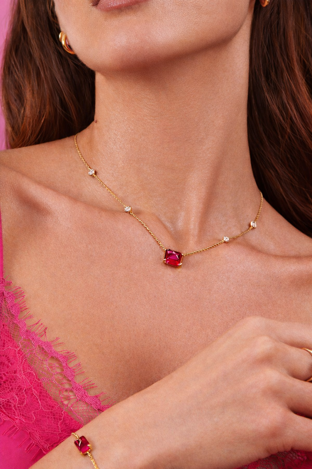 Ruby Sovereign Necklace